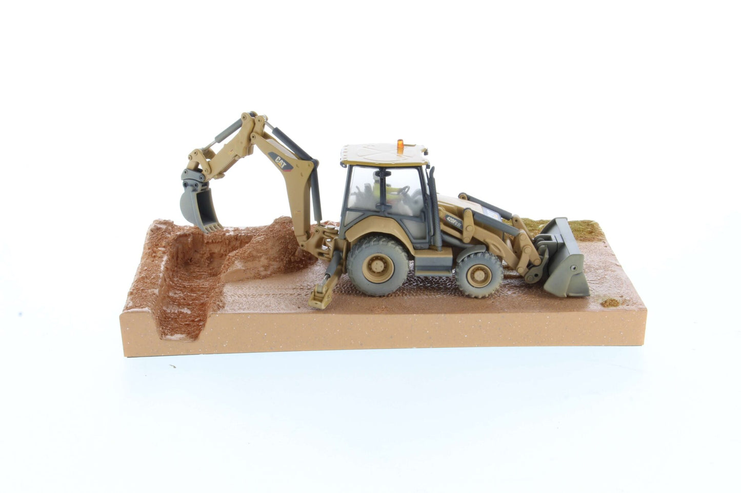 CAT 420F2 IT Weathered Backhoe Loader 1:50