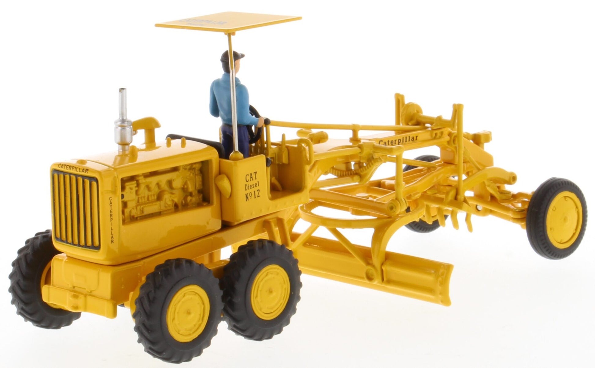 CAT No.12 Motor Grader cab and operator