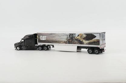 Peterbilt® 579 Ultra Loft Truck with CAT Mural Trailer Core Classic Series 1:50 Scale Die Cast Model