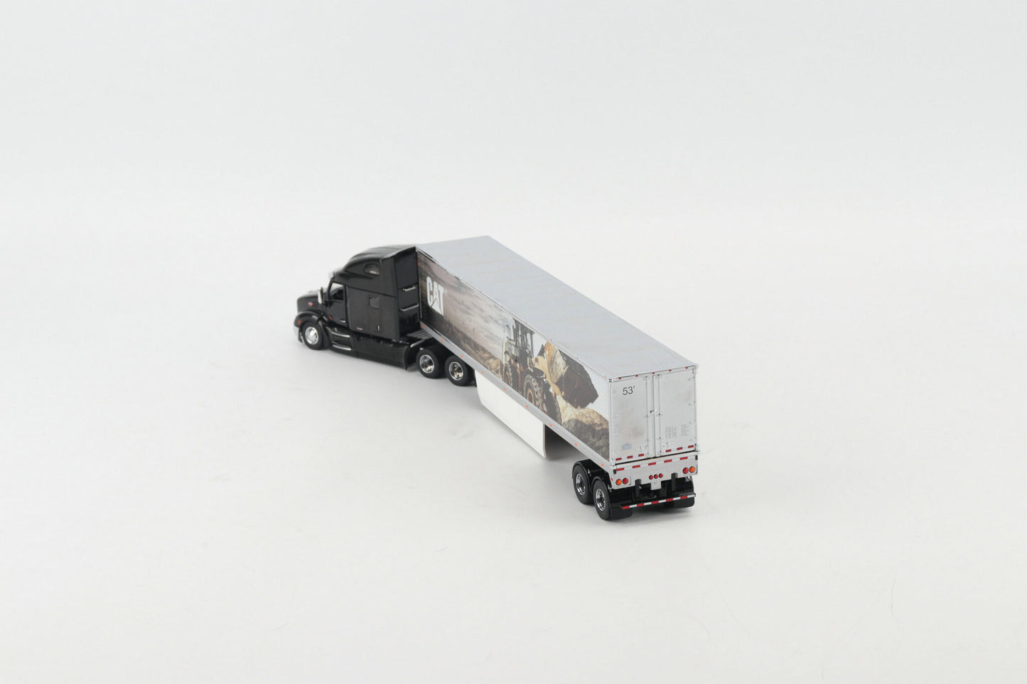 Peterbilt® 579 Ultra Loft Truck with CAT Mural Trailer Core Classic Series 1:50 Scale Die Cast Model