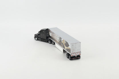 Peterbilt® 579 Ultra Loft Truck with CAT Mural Trailer Core Classic Series 1:50 Scale Die Cast Model