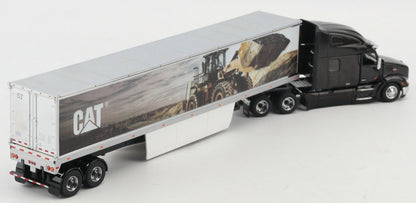 Peterbilt® 579 Ultra Loft Truck with CAT Mural Trailer Core Classic Series 1:50 Scale Die Cast Model