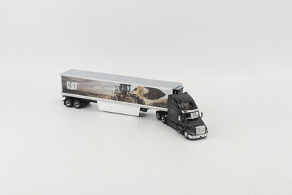 Peterbilt® 579 Ultra Loft Truck with CAT Mural Trailer Core Classic Series 1:50 Scale Die Cast Model