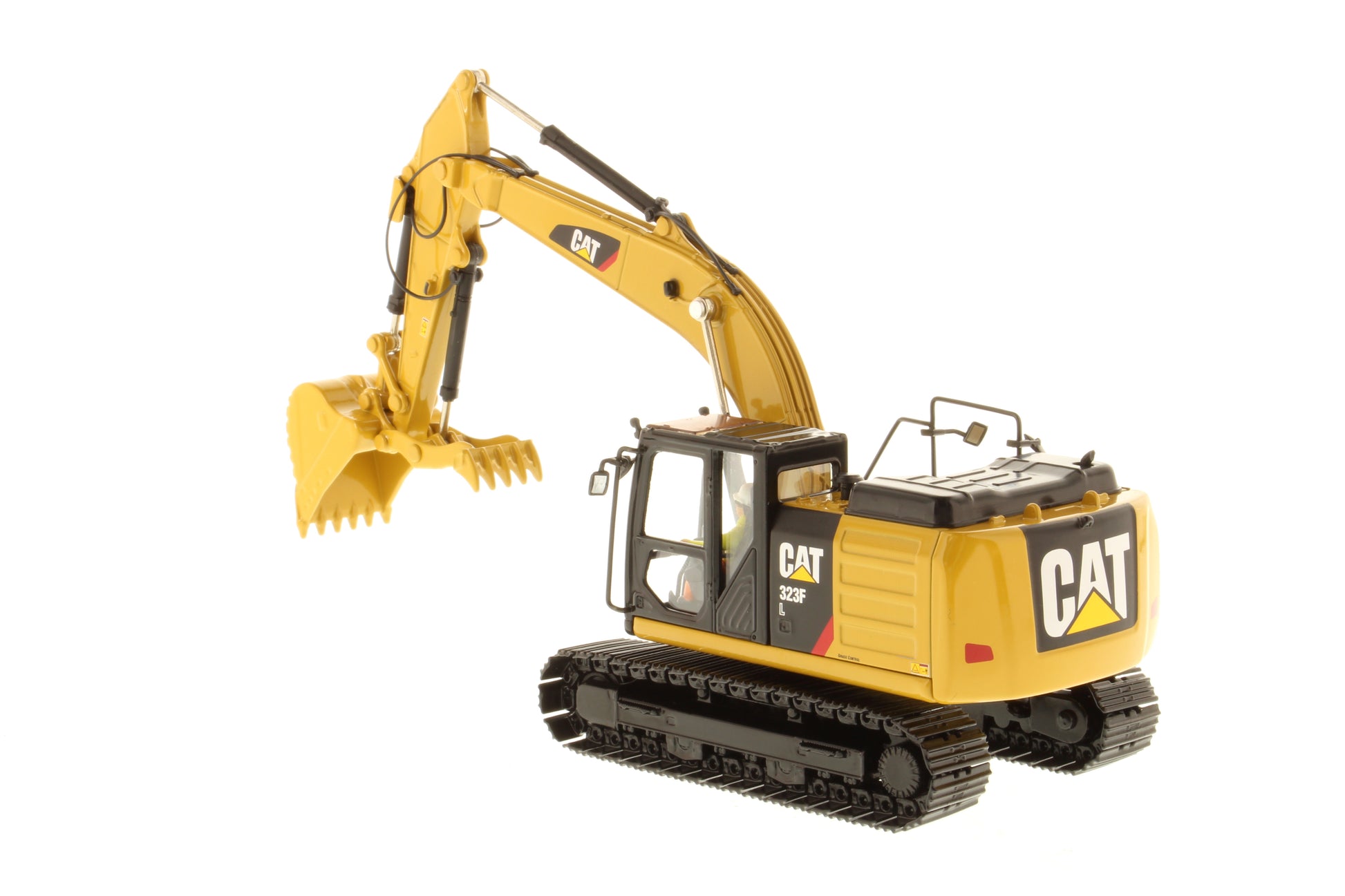 CAT 323F L cab detail