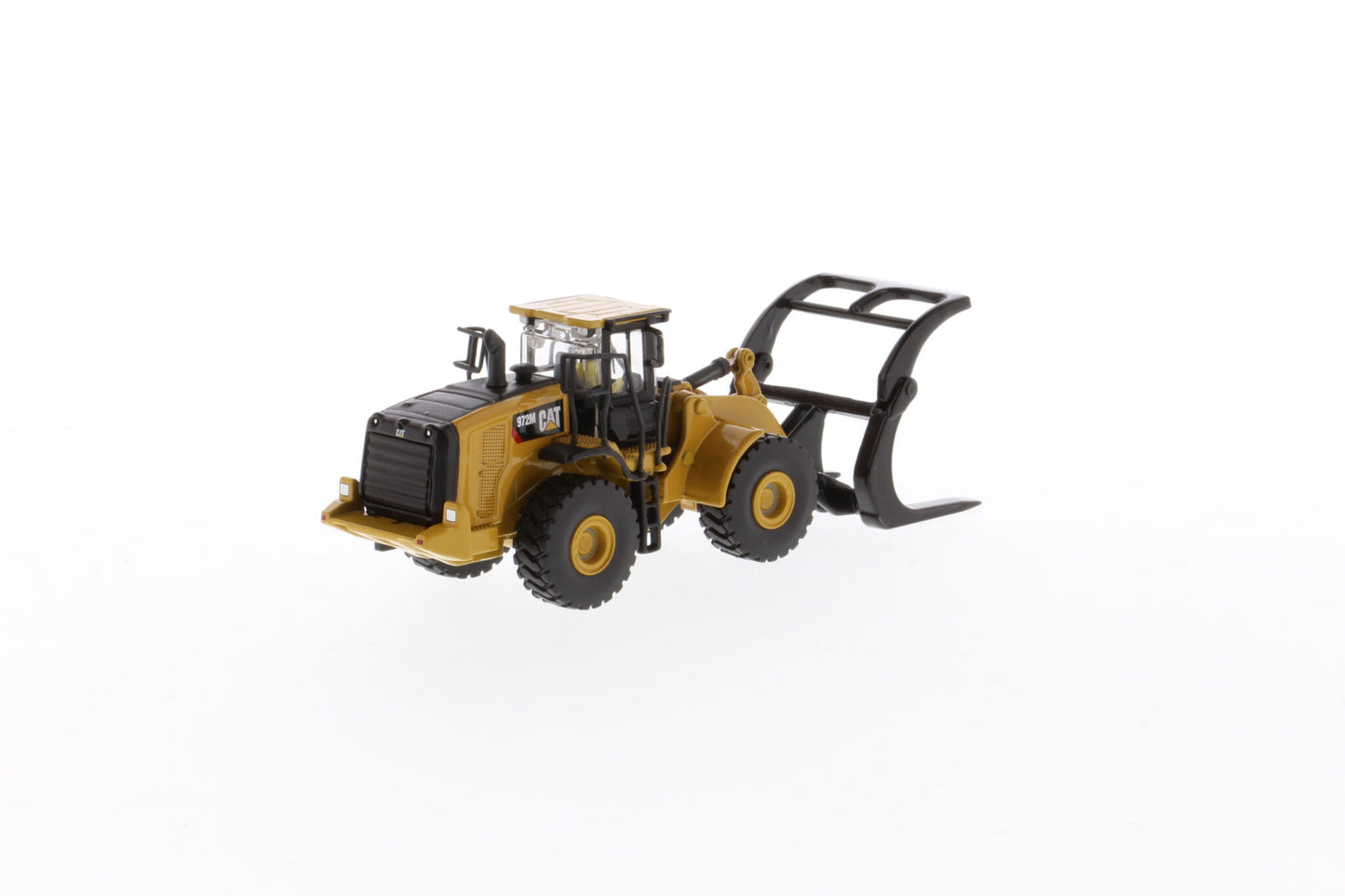 CAT 972M Log Forks cab