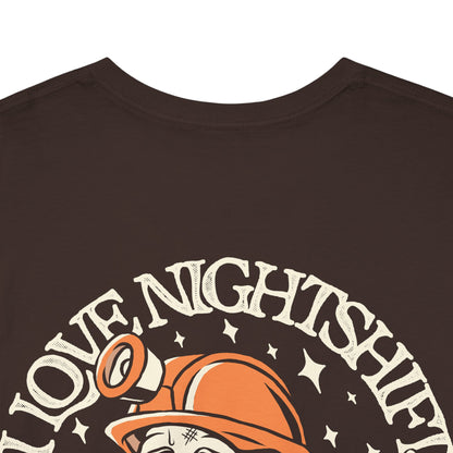 I Love Nightshift Skull - T-Shirt