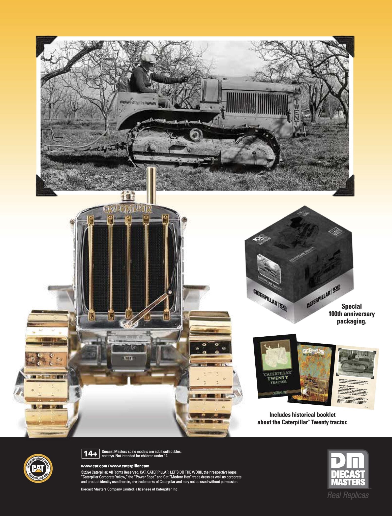 CAT Centenary brochure feature page