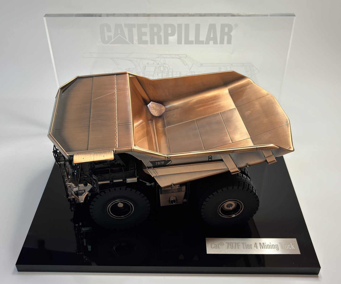 CAT 797 Mining Truck Special Copper Finish 1:50 Scale Die Cast Model