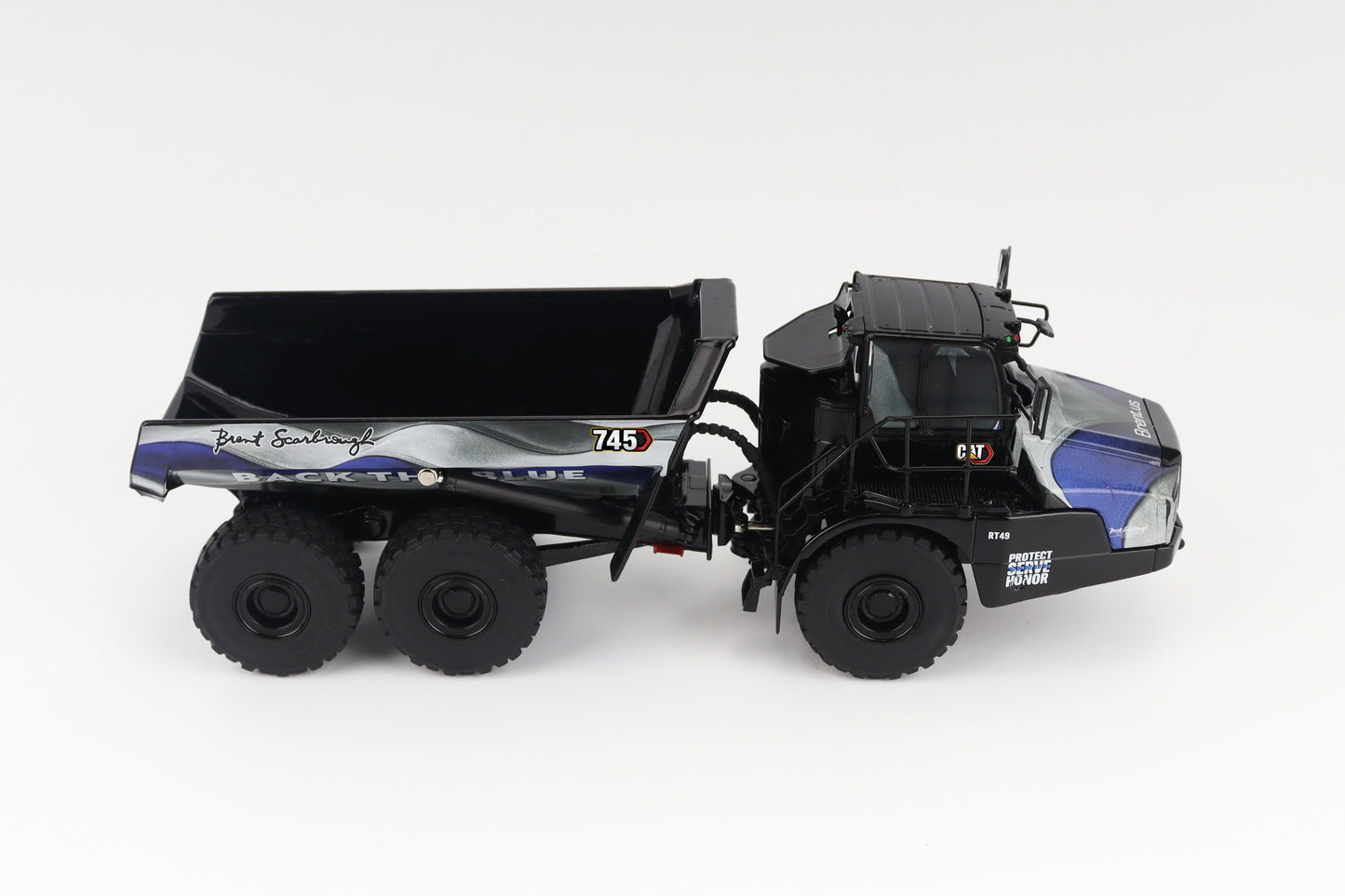 CAT 745 Articulated Truck Brent Scarbrough Livery 1:50 Scale Die Cast Model