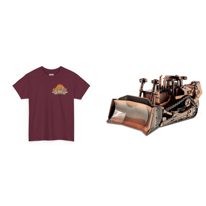 Aussie Bundle - Vintage Aussie Emblem Tee + CAT D11T Copper Plated 1:50