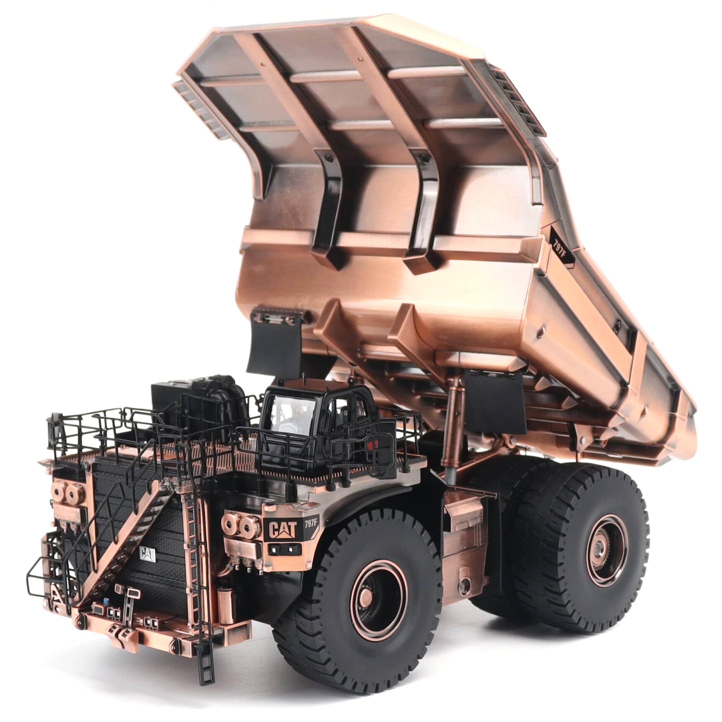 CAT 797 Mining Truck Special Copper Finish 1:50 Scale Die Cast Model