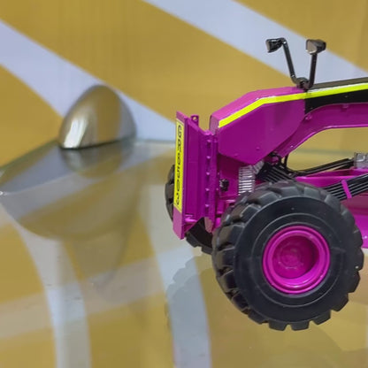 CAT 18 Motor Grader Pink Custom Edition 1:50 Scale Die Cast Model