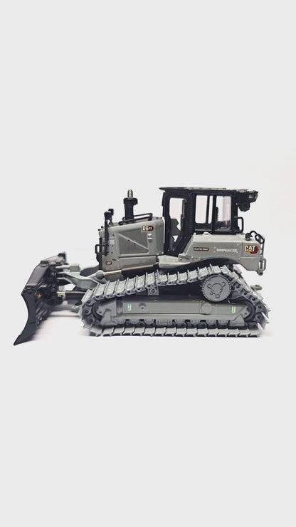 CAT D6 XE LGP VPAT Centennial Grey Track Type Tractor 1:50 Scale Die Cast Model