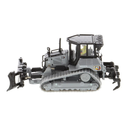 CAT D5 LGP Track-Type Tractor Centennial Grey paint scheme 1:87 Scale Die Cast Model