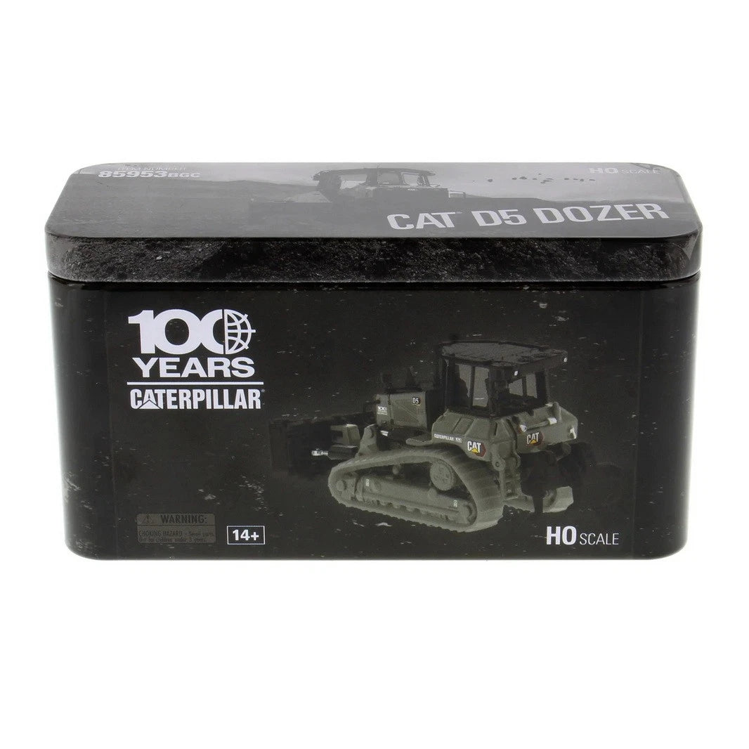 CAT D5 LGP Track-Type Tractor Centennial Grey paint scheme 1:87 Scale Die Cast Model