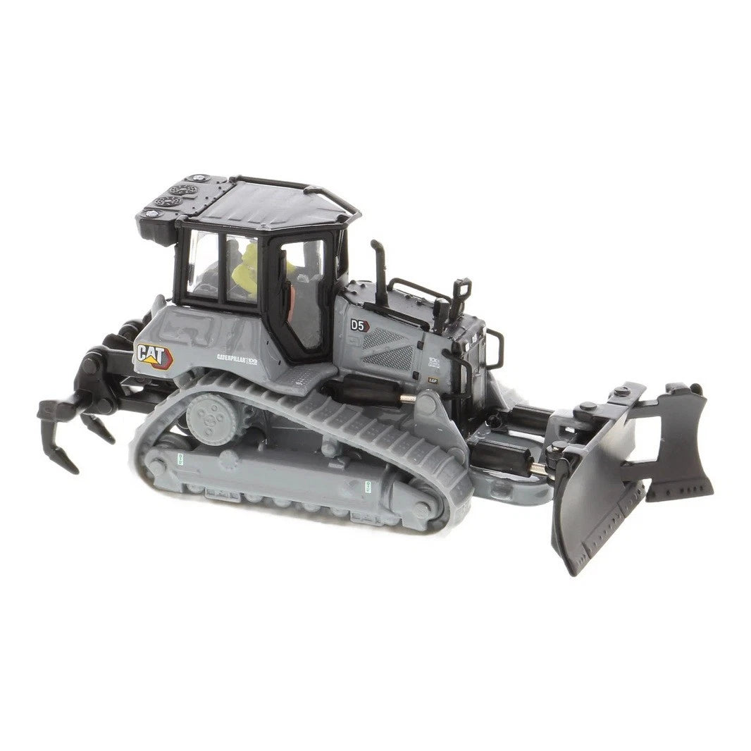 CAT D5 LGP Track-Type Tractor Centennial Grey paint scheme 1:87 Scale Die Cast Model