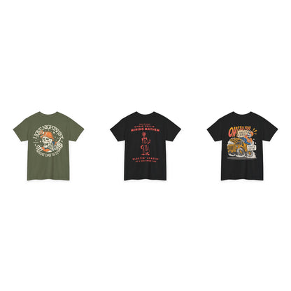 Site Legends Tee 3-Pack - Nightshift Skull + Blastin Loadin + Drift Cars