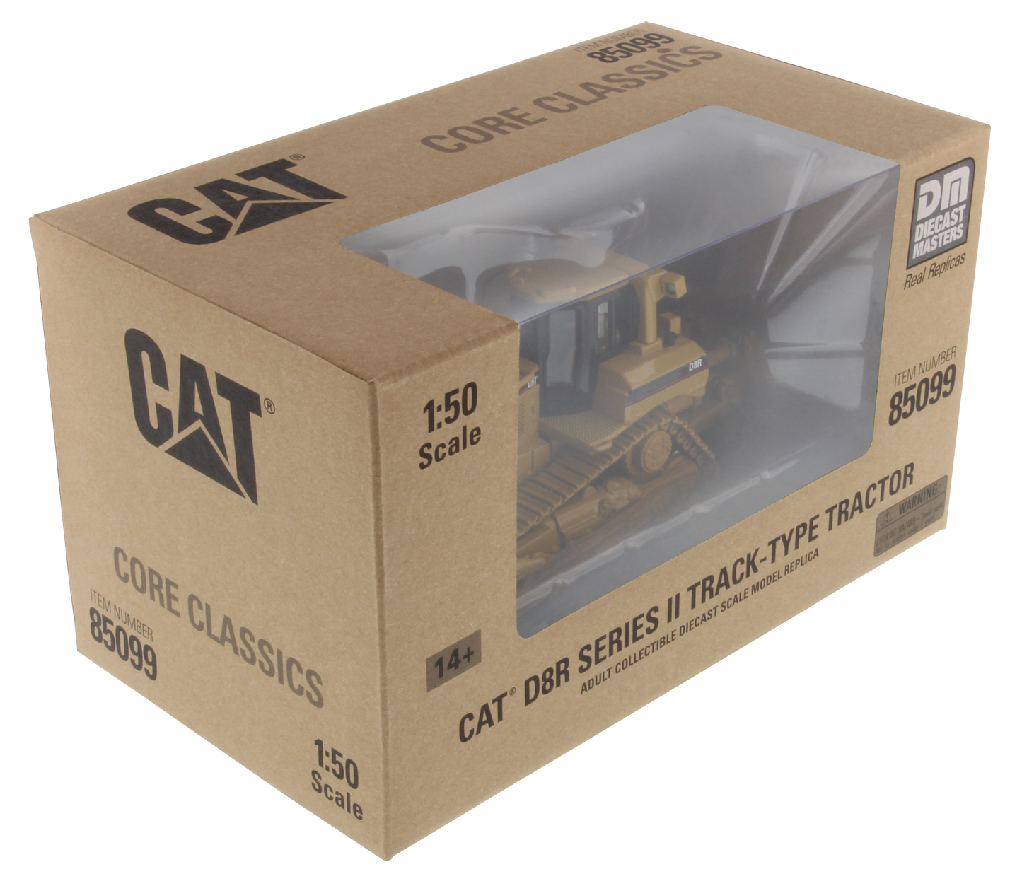 CAT D8R Track-Type Tractor 1:50 Scale Die Cast Model