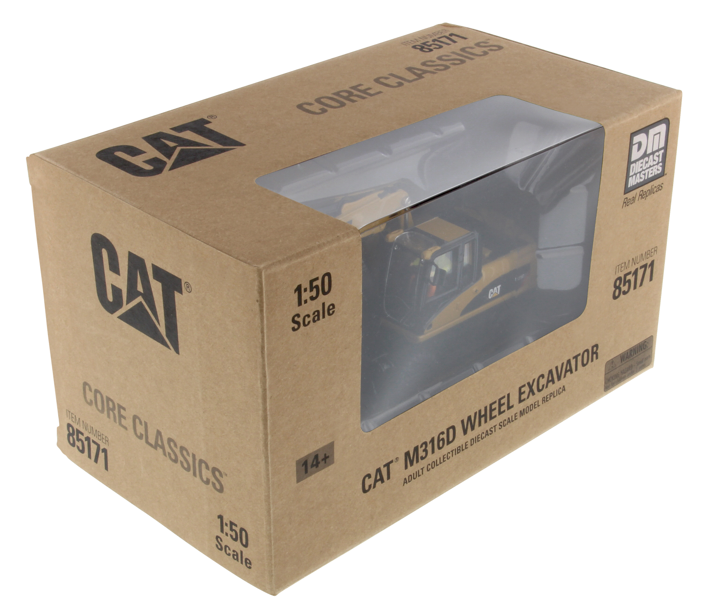 CAT Wheel Excavator M316D Core Classic Edition 1:50 Scale Die Cast Model