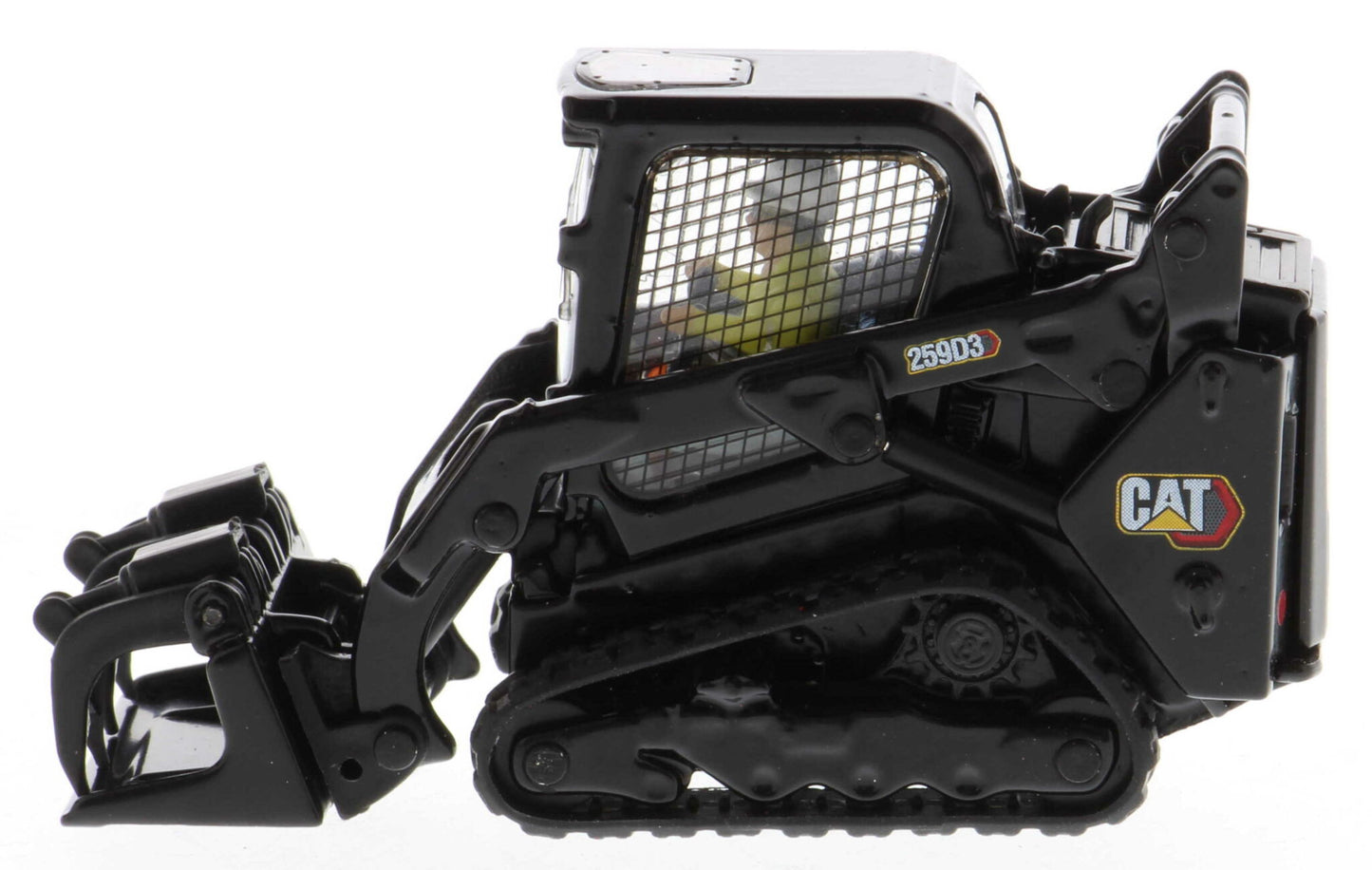 CAT 259D3 Compact Track Loader Special Black Finish 1:50 Scale Die Cast Model