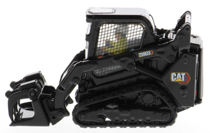 CAT 259D3 Compact Track Loader Special Black Finish 1:50 Scale Die Cast Model