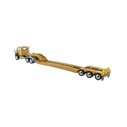 CAT CT660 Day Cab Tractor & XL 120 Low-Profile HDG Trailer 1:50 Scale Die Cast Model